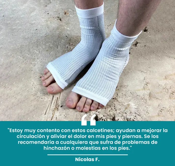 Calcetines de compresión - Alivia la neuropatía y el dolor en los pies