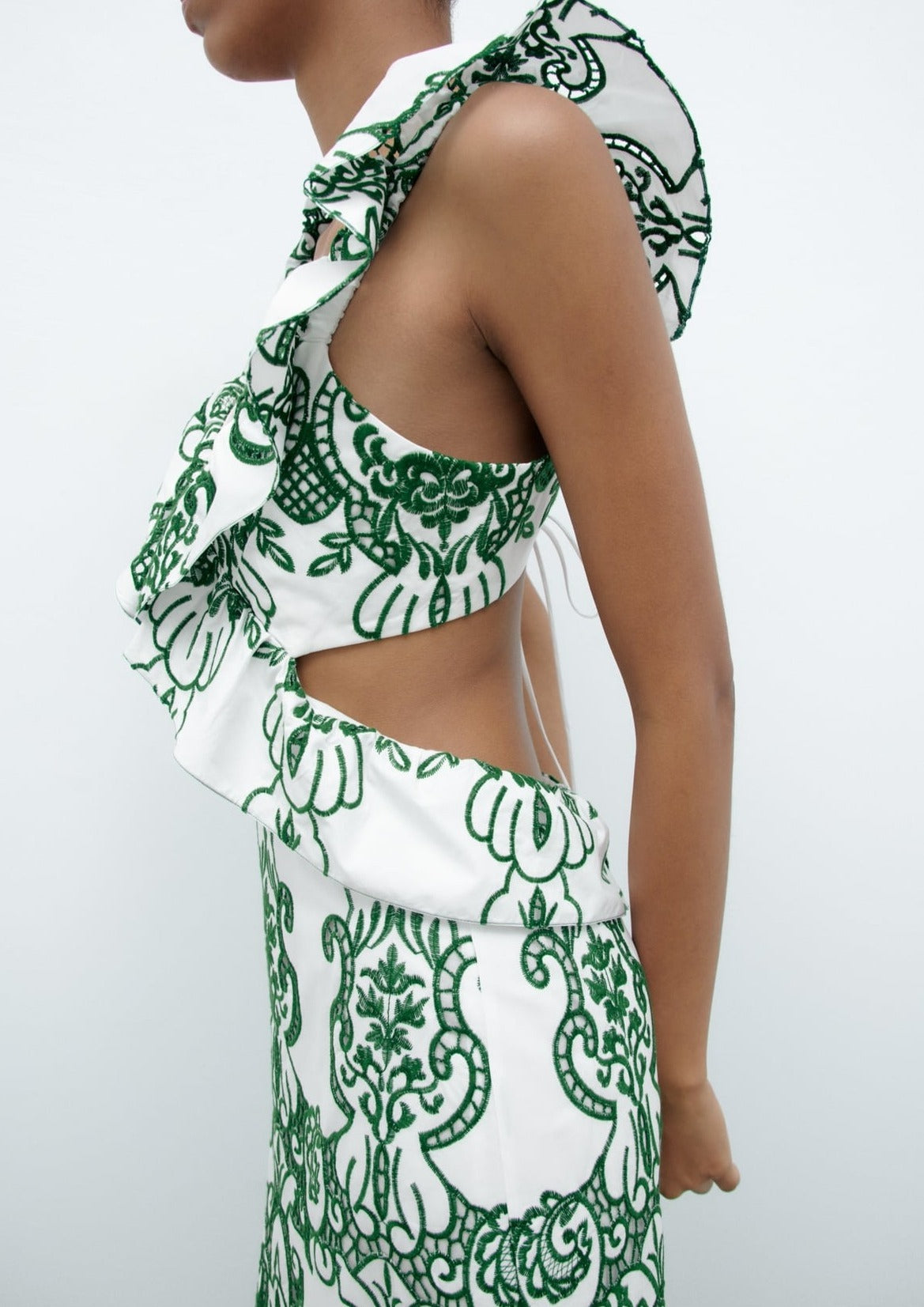 ibiza | Ruffled Maxi Dress
