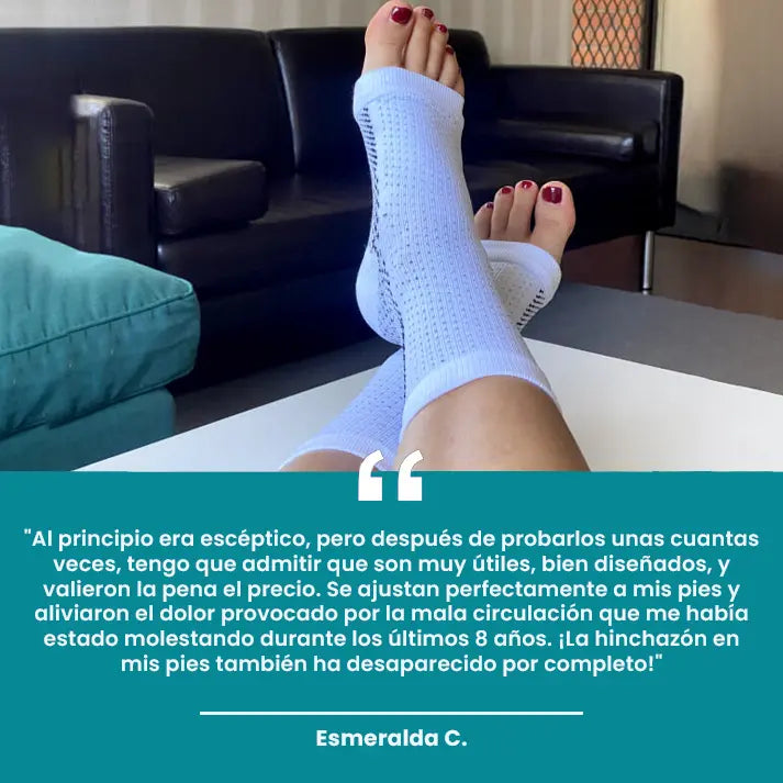 Calcetines de compresión - Alivia la neuropatía y el dolor en los pies