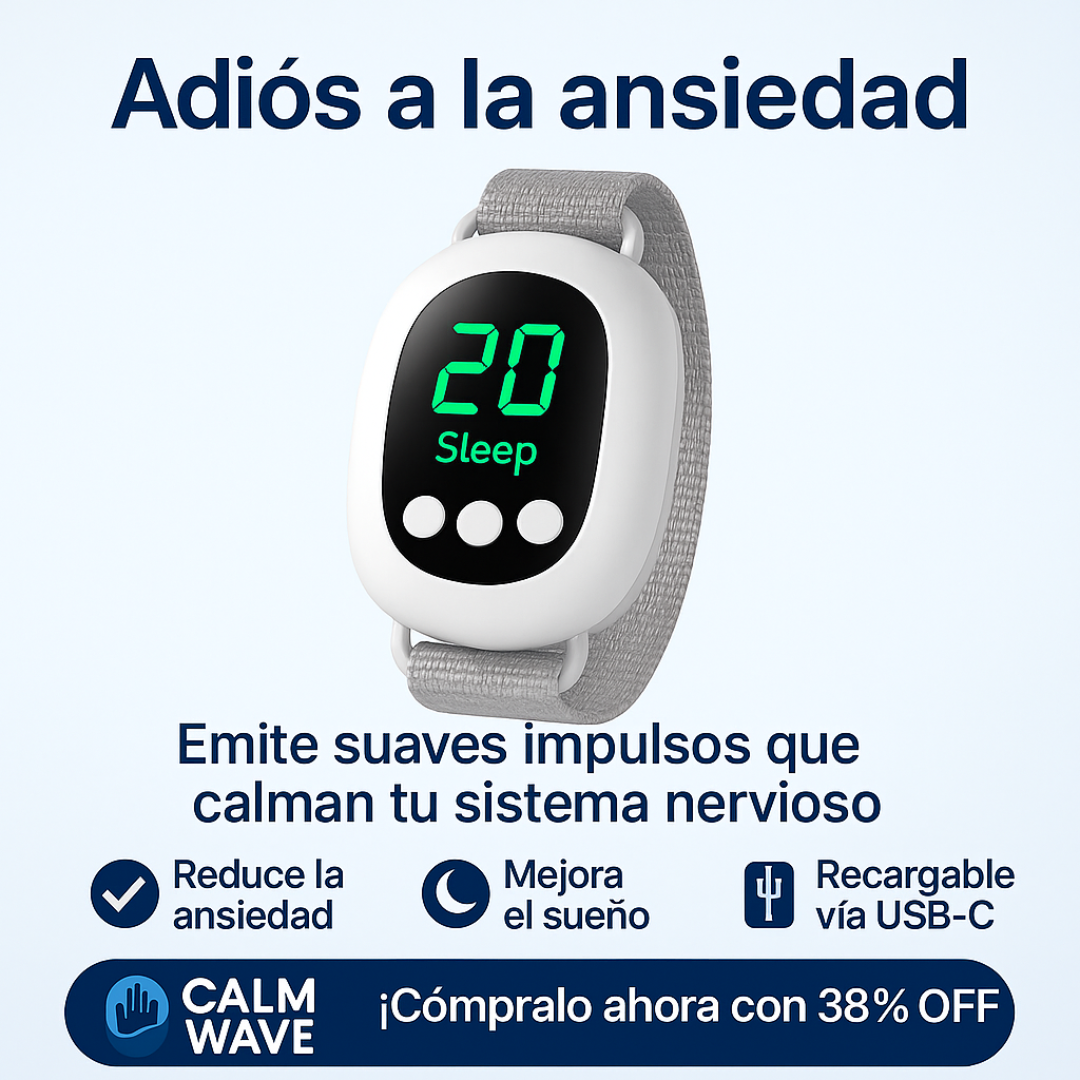 CalmWave™ Calmante De Ansiedad y Estrés