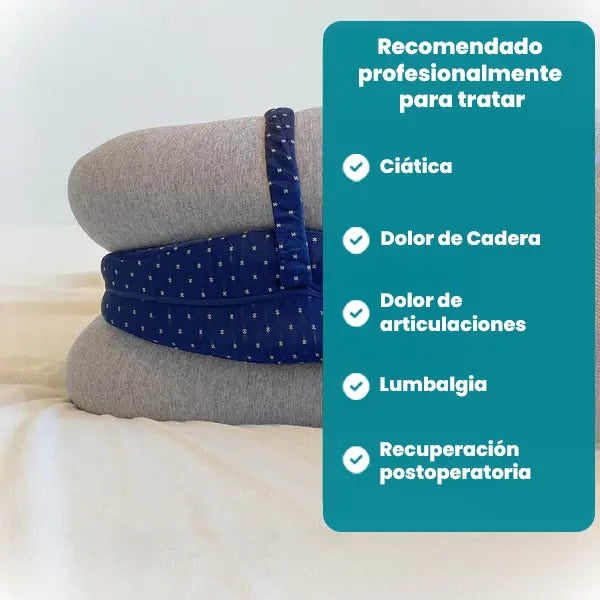 Almohada de Alineación novoiz azul - Alivia el dolor de cadera y ciática