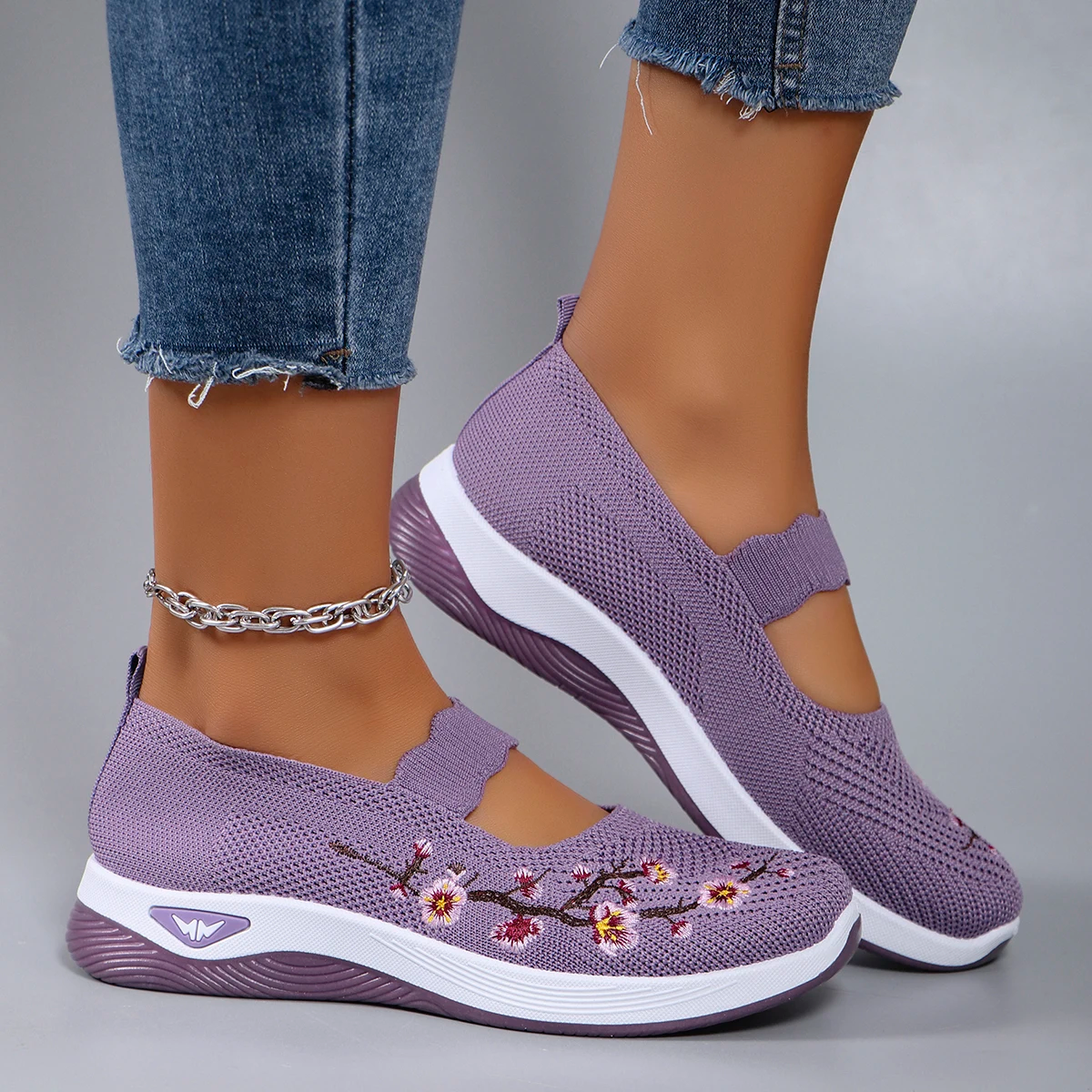 Zapatillas Knit Florales "Summer Fit"