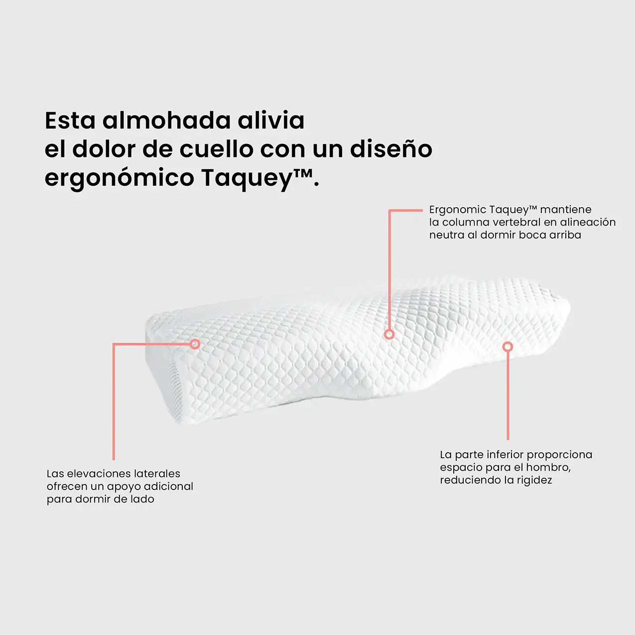 Almohada ortopédica novoix head