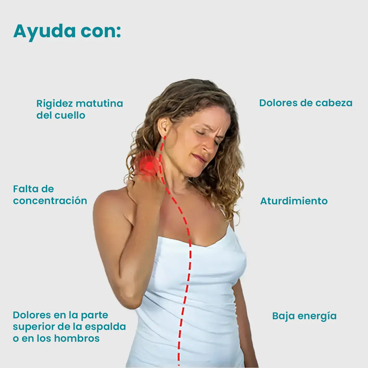 Almohada ortopédica novoix head