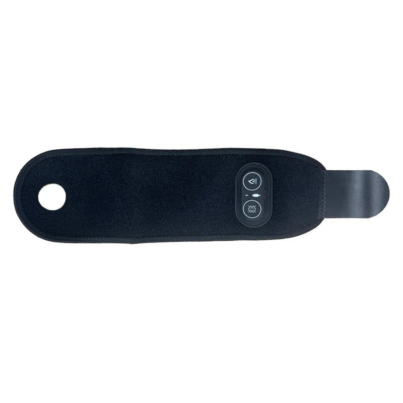 Almohadilla vibratoria calefactora para muñeca, masajeador de muñeca calentado de 3 niveles de calor, terapia caliente para alivio del túnel carpiano, tendinitis, almohadilla de soporte para muñeca