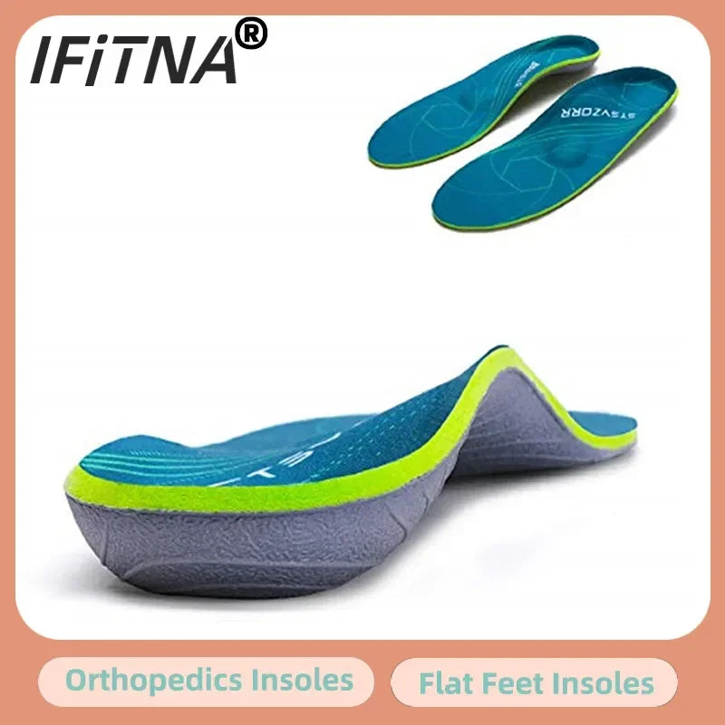 Plantillas ortopédicas con soporte para arco de plantilla para pies planos, plantillas ortopédicas para dolor en el talón para fascitis Plantar para hombres y mujeres, insertos para zapatos para zapatillas