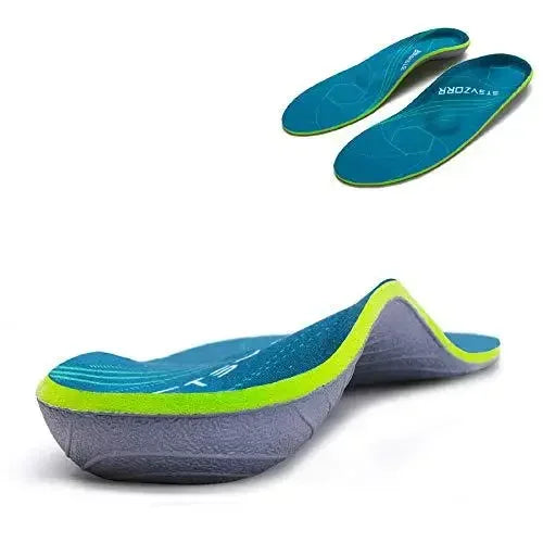 Plantillas ortopédicas con soporte para arco de plantilla para pies planos, plantillas ortopédicas para dolor en el talón para fascitis Plantar para hombres y mujeres, insertos para zapatos para zapatillas