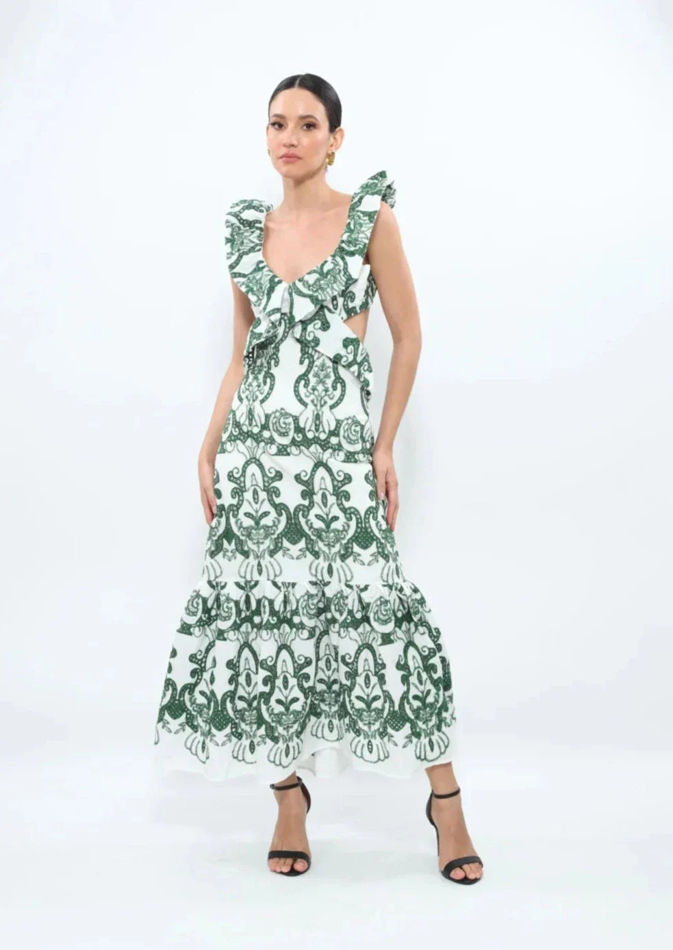 ibiza | Ruffled Maxi Dress