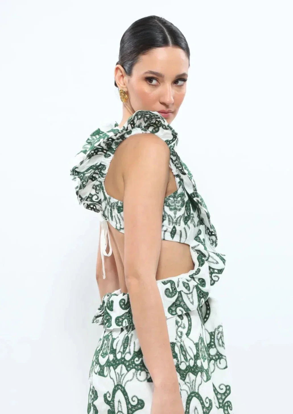 ibiza | Ruffled Maxi Dress