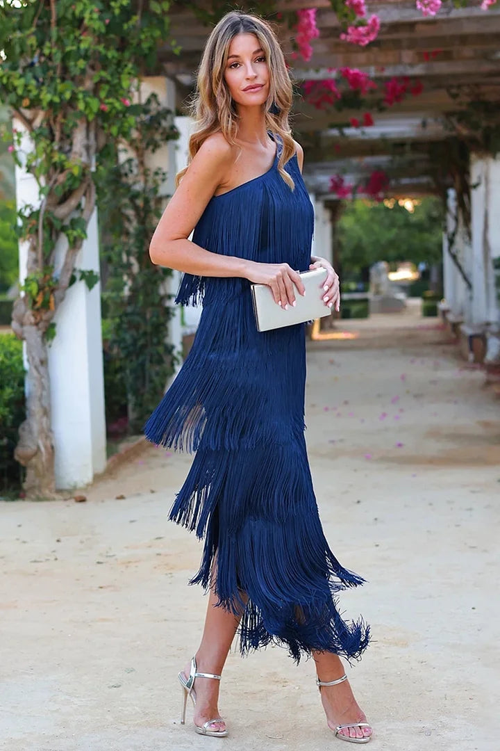 Annita | Vestido de un solo hombro
