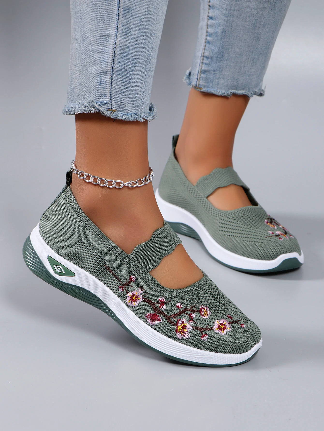 Zapatillas Knit Florales "Summer Fit"