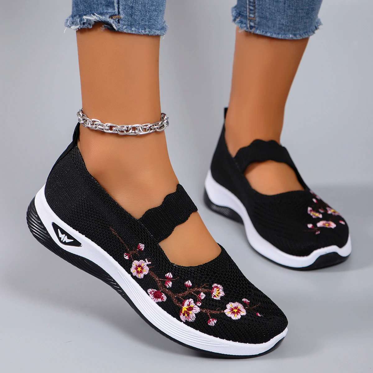 Zapatillas Knit Florales "Summer Fit"