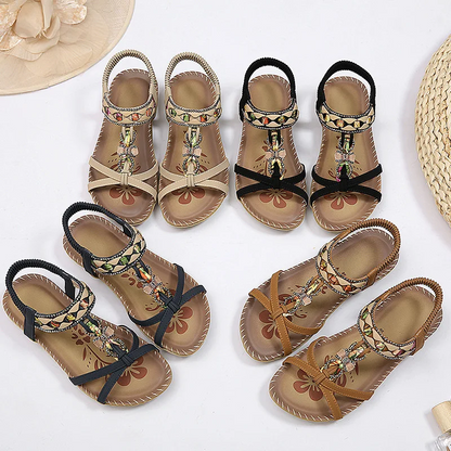Sandalias Étnicas "Brisa Tribal"