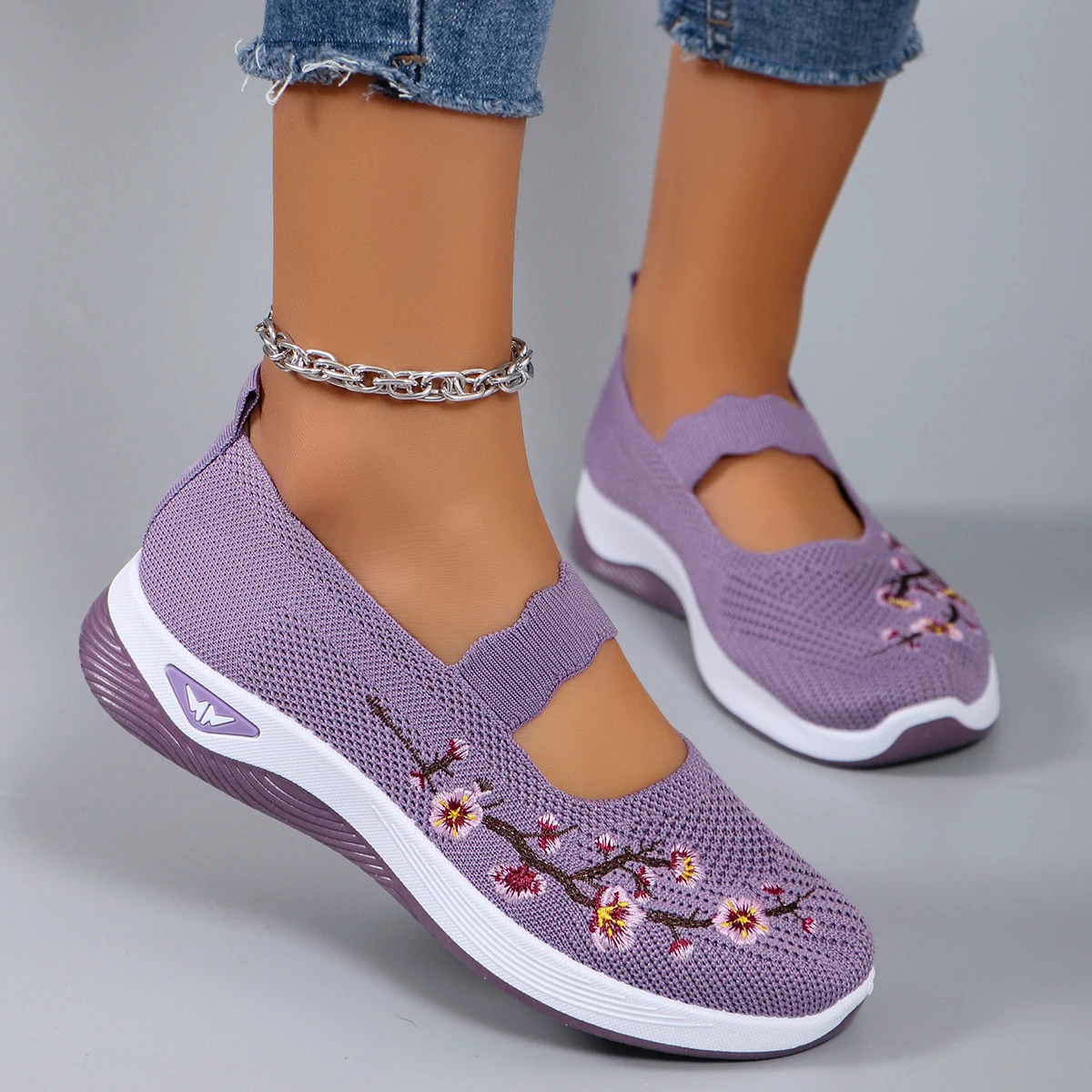 Zapatillas Knit Florales "Summer Fit"