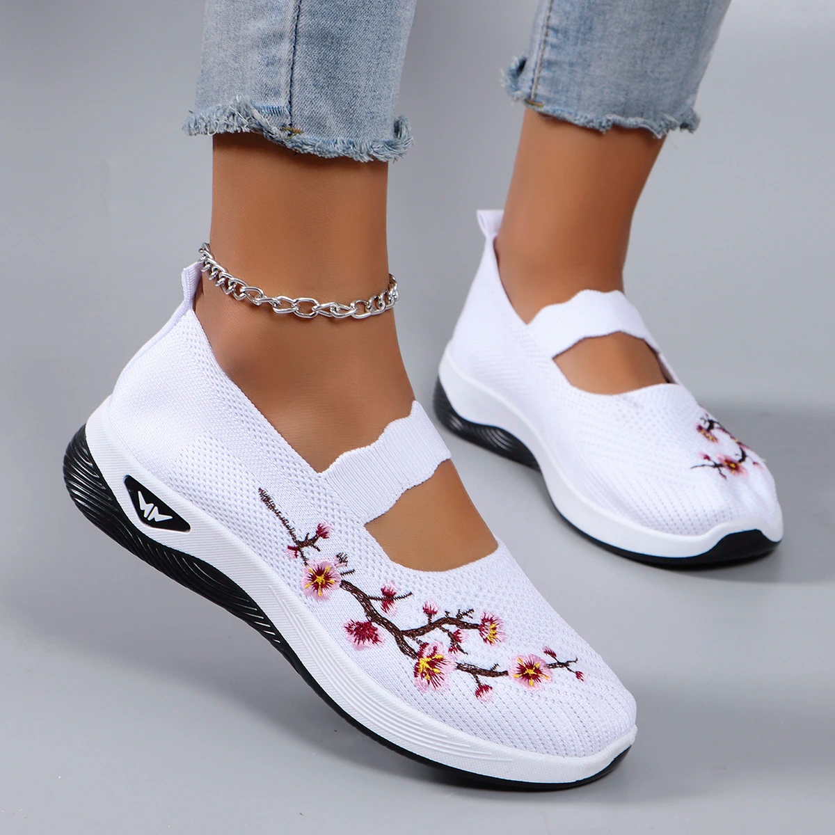 Zapatillas Knit Florales "Summer Fit"